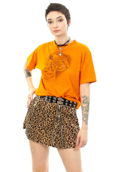 Vintage 90's Orange Leopard T-shirt