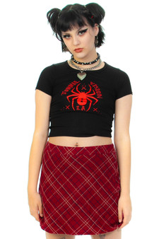 Vintage Y2K Argyle Plaid Skirt