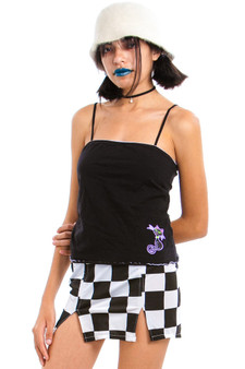 Vintage Y2K Glitter Kitten Cami