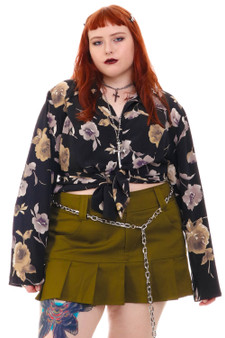 Vintage 90's Floral Button Up Shirt