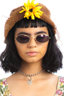 Vintage 90's Blossom Fold-Up Floppy Hat