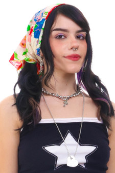 Vintage Y2K Knit Pastel Scarf