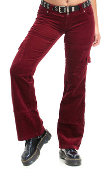 Vintage Y2K Cargeuax Corduroy Flares