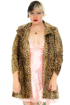 Vintage 90's Cheetah Print Jacket