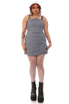 Vintage Y2K French Floral Mini Dress