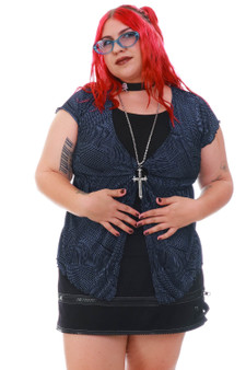 Vintage Y2K O-Ring Layer-Look Top