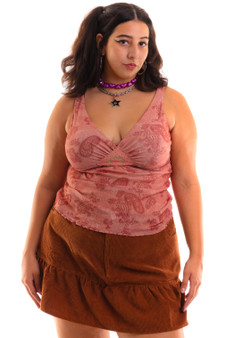 Vintage 90's Faded Pink Fairy Paisley Tank