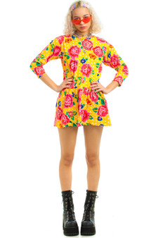 Vintage 90's Joanna Ruffle Mini Dress
