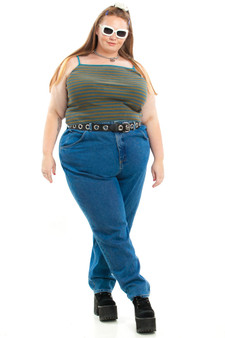 Vintage 90's Stretch-Waist Mom Jeans