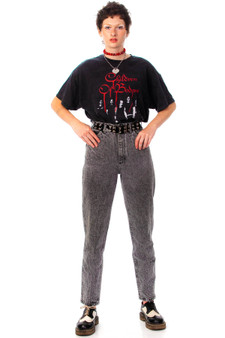 Vintage 90's Black Acid Wash Mom Jeans