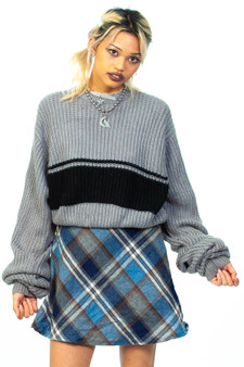 Vintage 80's Barnaby Cropped Knit Sweater