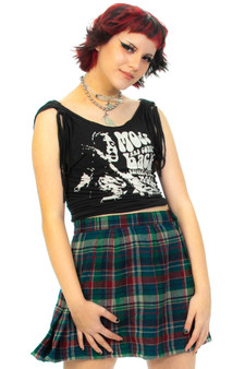 Vintage 90's Red, Green & Blue Plaid Skirt