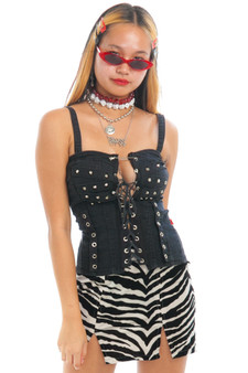 Vintage Y2K Tripp Royal Bones Corset