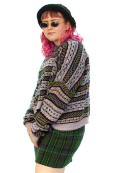 Vintage 90's Lavender Crop Sweater