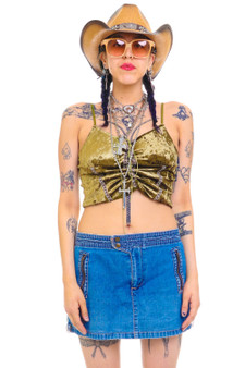 Vintage Y2K Xhilaration Denim Mini Skort