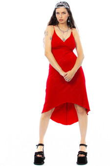 Vintage 90's Red Disco Glitter Dress