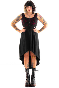 Vintage Y2K Royal Bones Vampy Dress