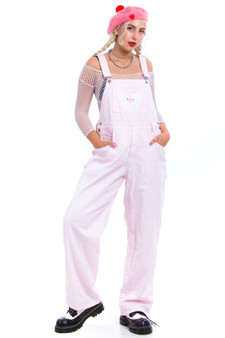 Vintage 90's Simply Roses Pink Overalls