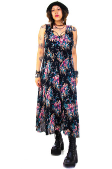 Vintage 90's Starina Floral Maxi Dress