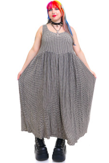 Vintage 90's Gingham Maxi Dress