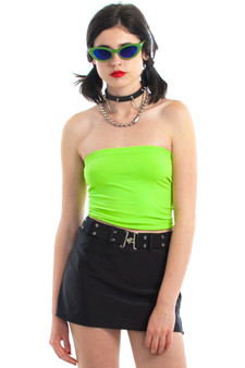 Vintage Y2K Grommet Buckle Mini Skirt