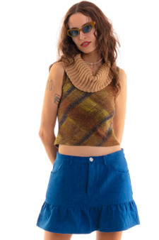 Vintage Y2K Chic Simple Turtle Neck Top