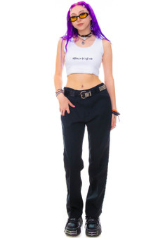 Vintage 70's Black Wrangler Slacks