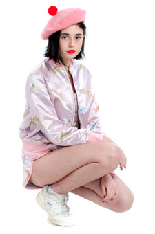 One of a Kind Satin Butterfly Jacket