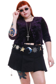 Vintage 90's Purple Velvet Top