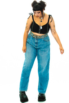 Vintage 90's High Waisted Blue Jeans 1