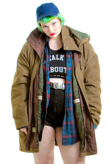 Vintage 90's Let's Go to the Parka Coat