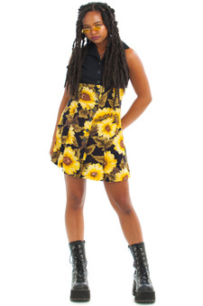 Vintage 90's Sunflower Sweetheart Dress