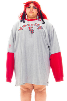 Vintage Y2K Varcity Layer Long Sleeve Shirt