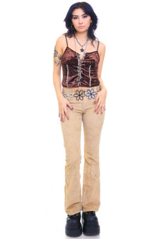 Vintage 90's So.. Khaki Corduroy Flares