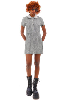 Vintage 90's Houndstooth Mini Dress