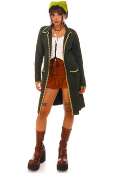 Vintage 90's Embroidered Maxi Cardigan