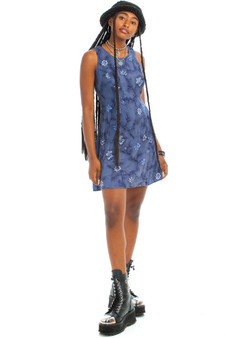 Vintage 90's Jodi Bluebell Mini Dress