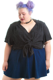 Vintage 90's Kiss Me Sheer Flutter Top