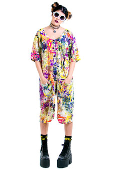 Vintage 90's Tie Dye Romper