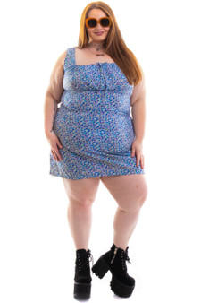 Vintage 90's Ditzy Daisy Mini Dress