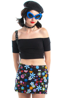 Vintage 90's Does 60's Retro Bb Mini Skort