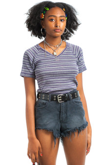 Vintage 90's Q&A Striped Top