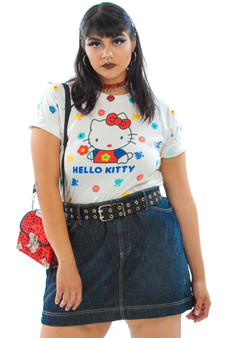 Vintage 90's Hello Kitty Rainbow Flower Tee