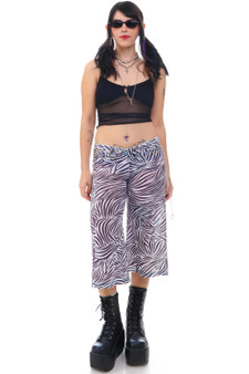 Vintage 90's Zebra Sheer Mesh Pants