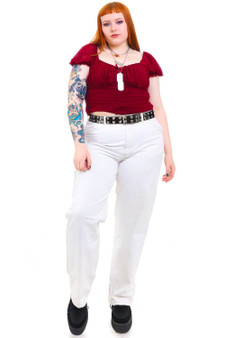 Vintage 90's Ralph Lauren White Carpenter Pants