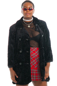 Vintage 60's Retro Faux Fur Dream Coat