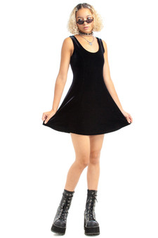 Vintage 90's Little Gothic Lily Mini Dress