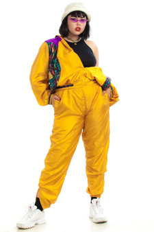 Vintage 80's Golden Years Nylon Breaker Set