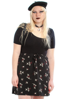 Vintage 90's Winona Floral Tie Mini Skirt