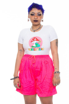 Vintage 80's Bright Neon Pink Shorts